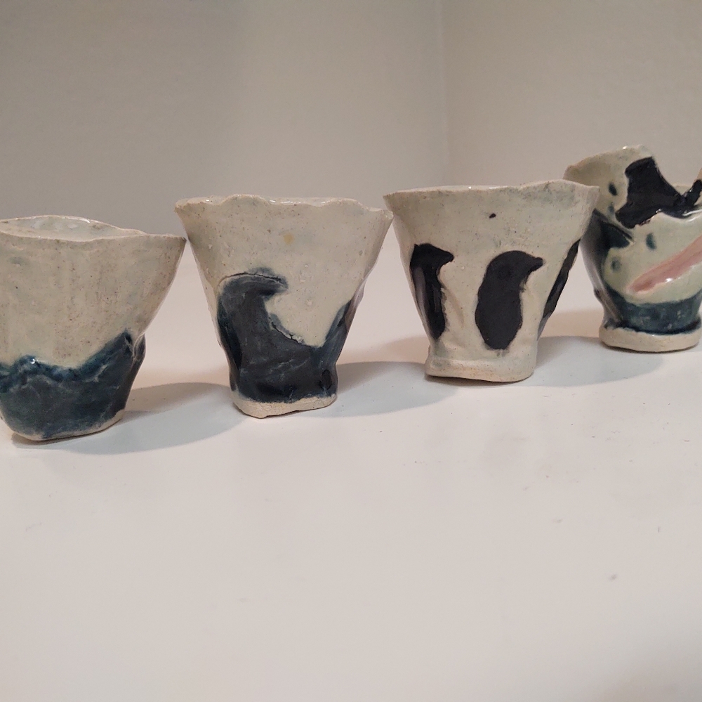 Handmade mini pots